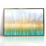 Colorful Abstract Landscapes - Tranquil Reflection Abstract Wall Art