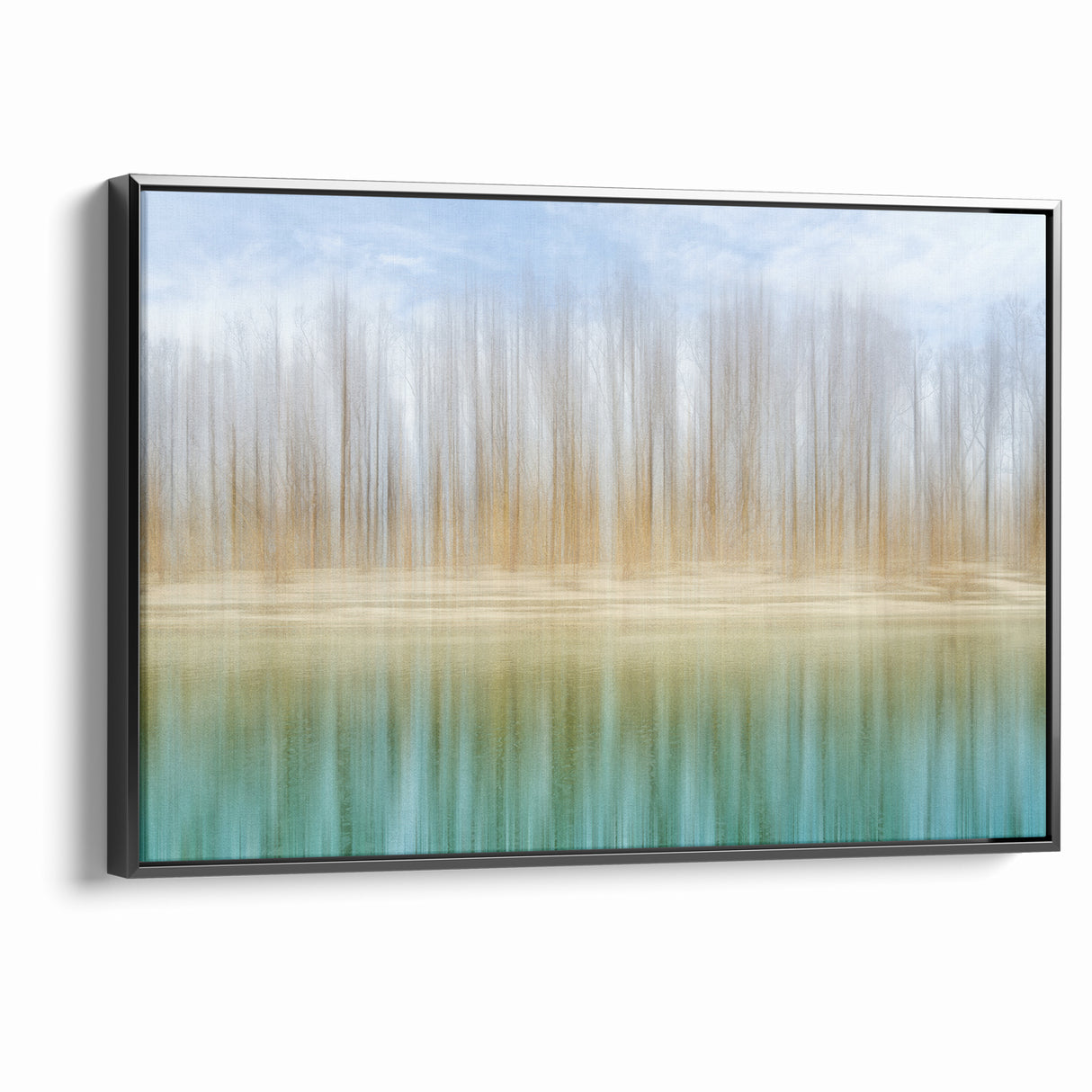 Colorful Abstract Landscapes - Tranquil Reflection Abstract Wall Art