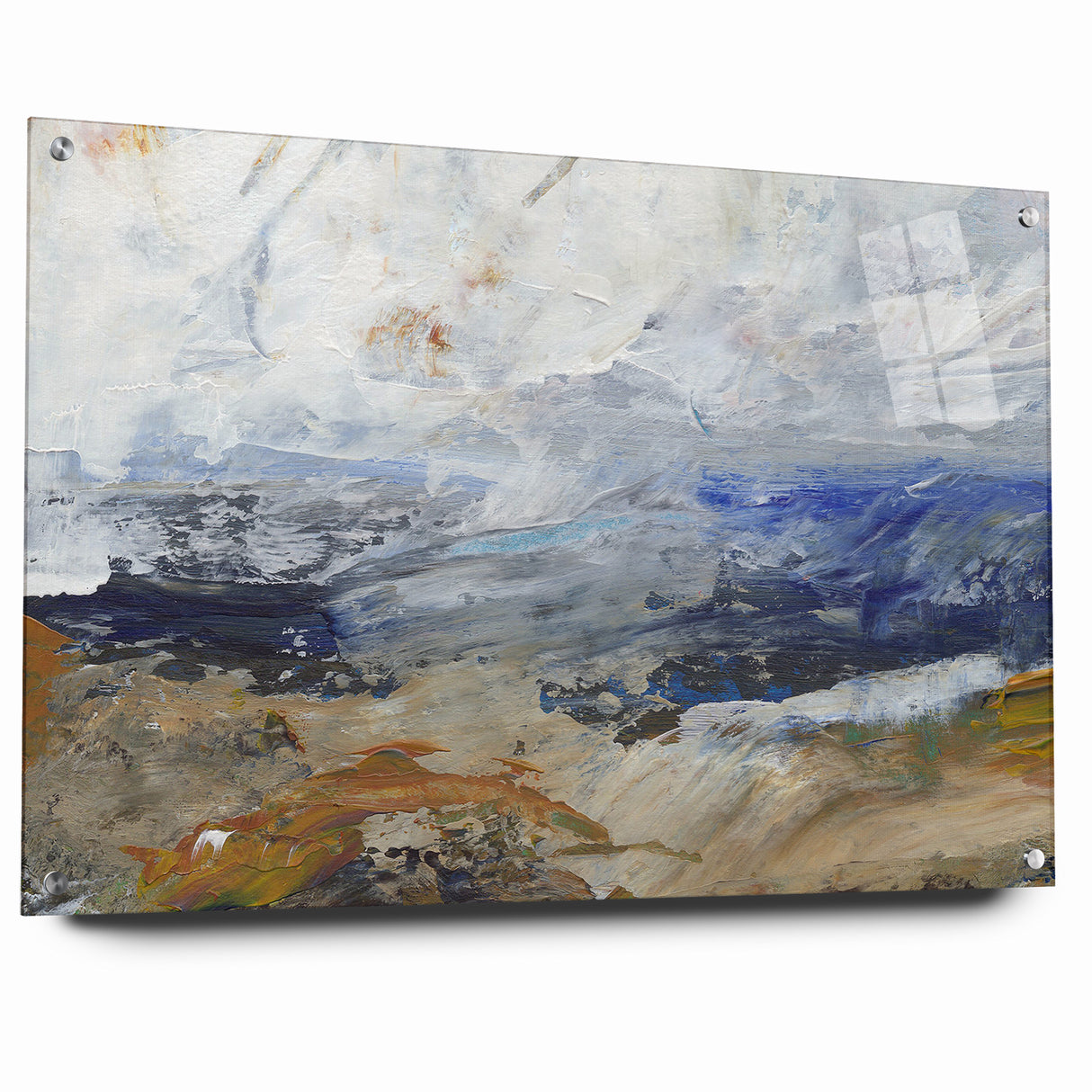 Abstract Nature Prints - Dynamic Textured Seascape Wall Art