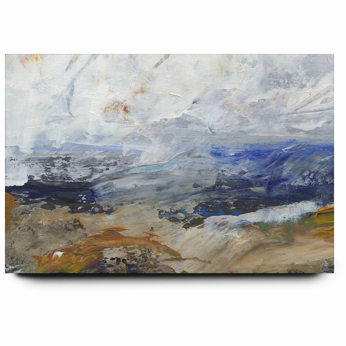 Abstract Nature Prints - Dynamic Textured Seascape Wall Art
