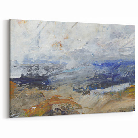 Abstract Nature Prints - Dynamic Textured Seascape Wall Art