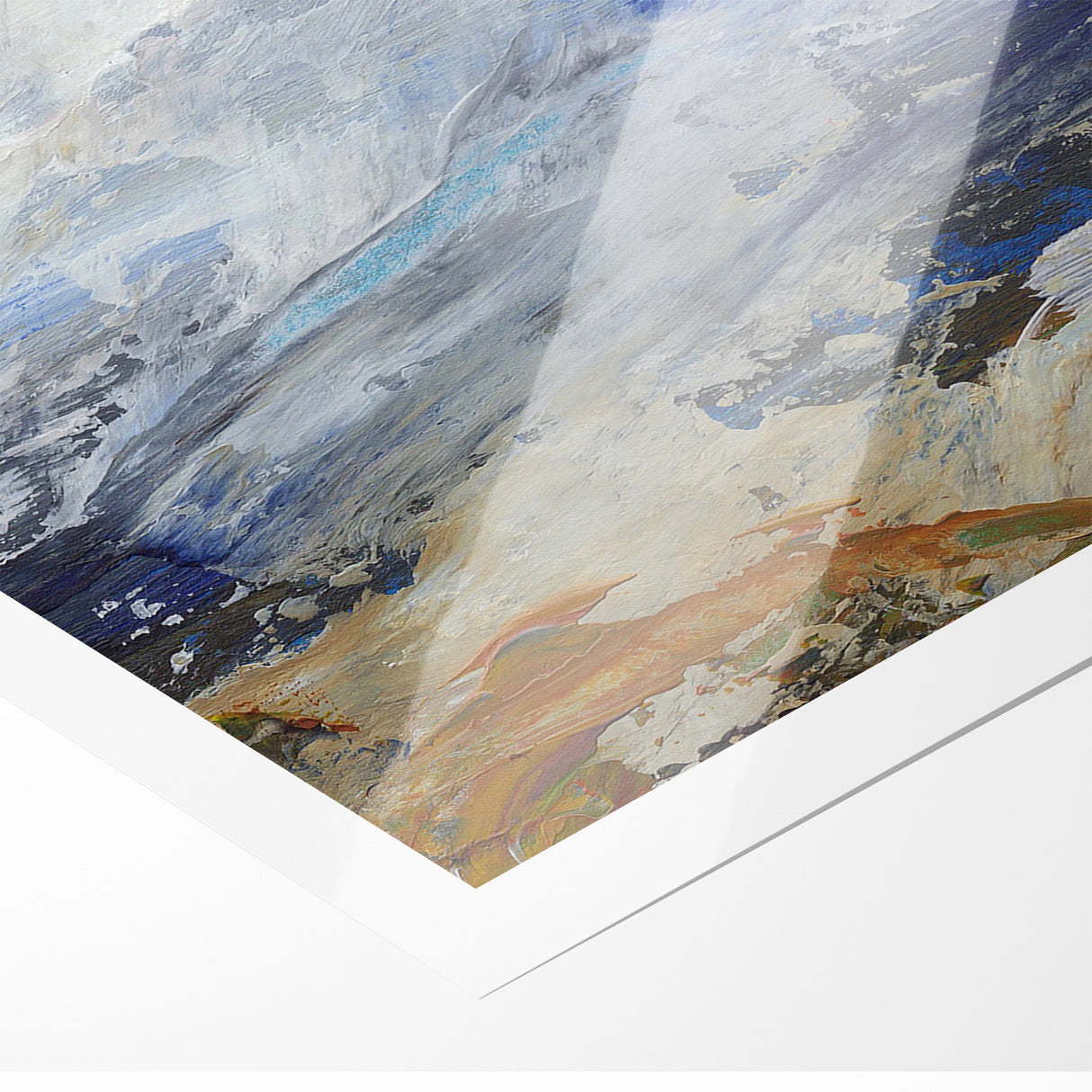Abstract Nature Prints - Dynamic Textured Seascape Wall Art