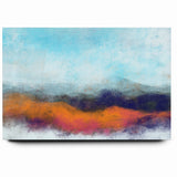 Colorful Abstract Landscapes - Vibrant Mountain Vista Wall Art