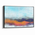 Colorful Abstract Landscapes - Vibrant Mountain Vista Wall Art
