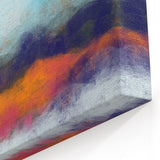Colorful Abstract Landscapes - Vibrant Mountain Vista Wall Art
