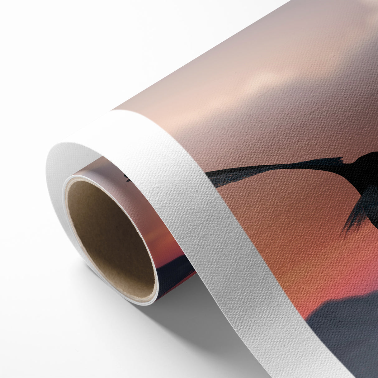Graceful Birds of Prey Wall Art – Soaring Eagle at Sunset Canvas Print