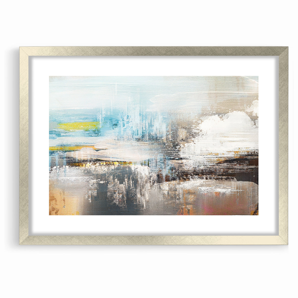 Dynamic Strokes and Lines Abstract Art on Canvas