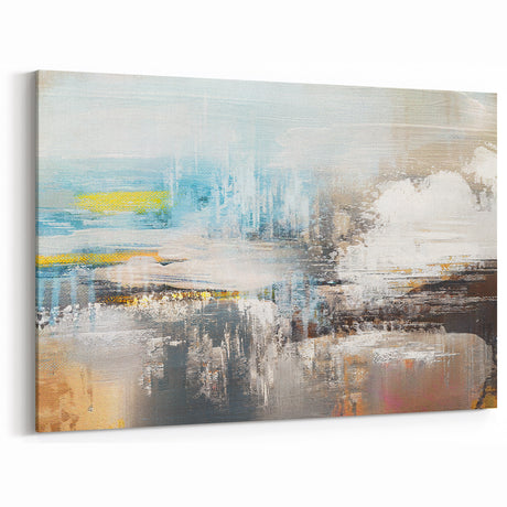 Dynamic Strokes and Lines Abstract Art on Canvas