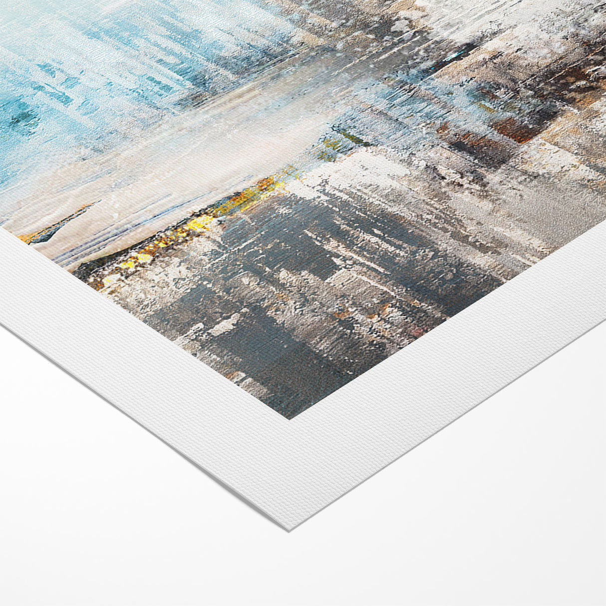 Dynamic Strokes and Lines Abstract Art on Canvas