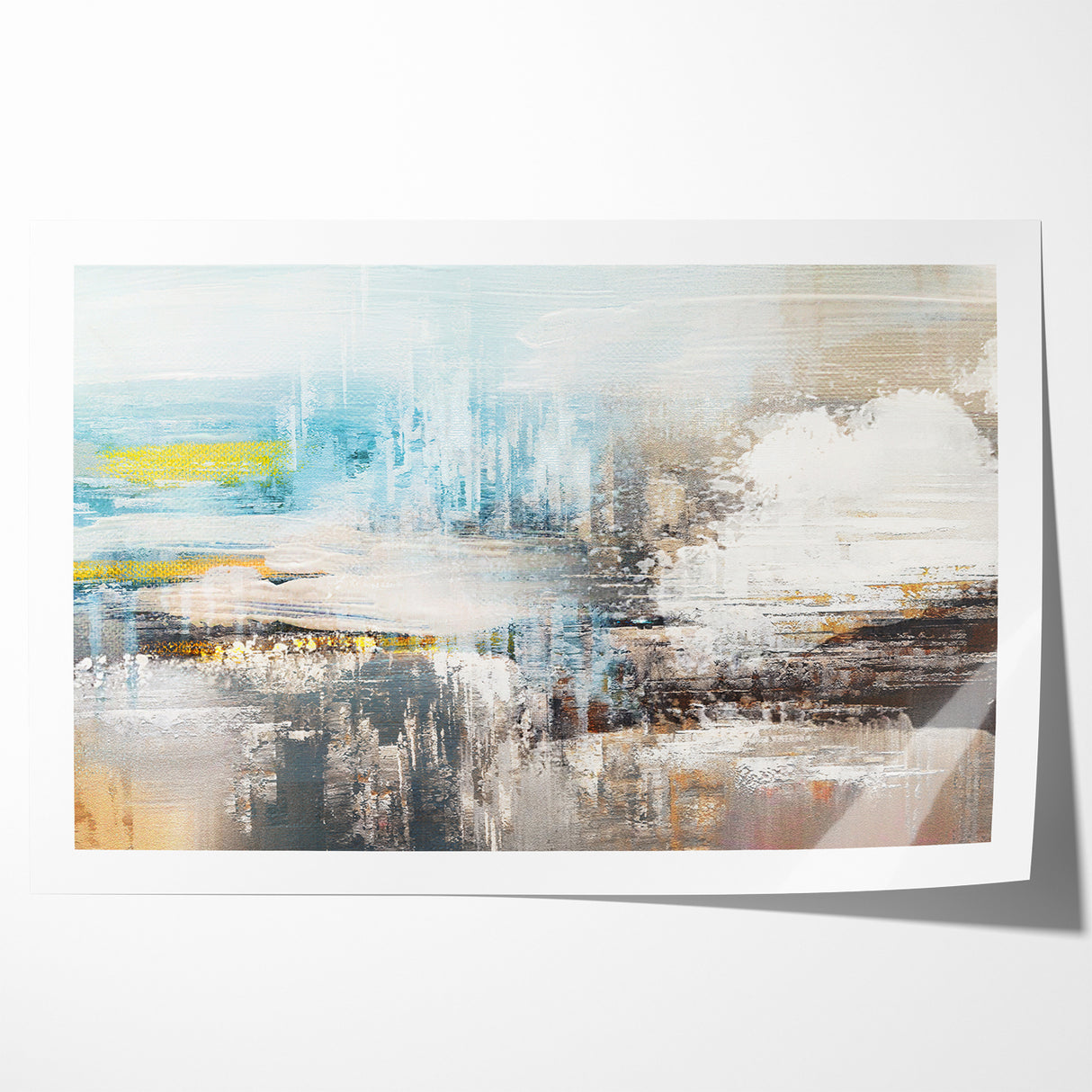 Dynamic Strokes and Lines Abstract Art on Canvas