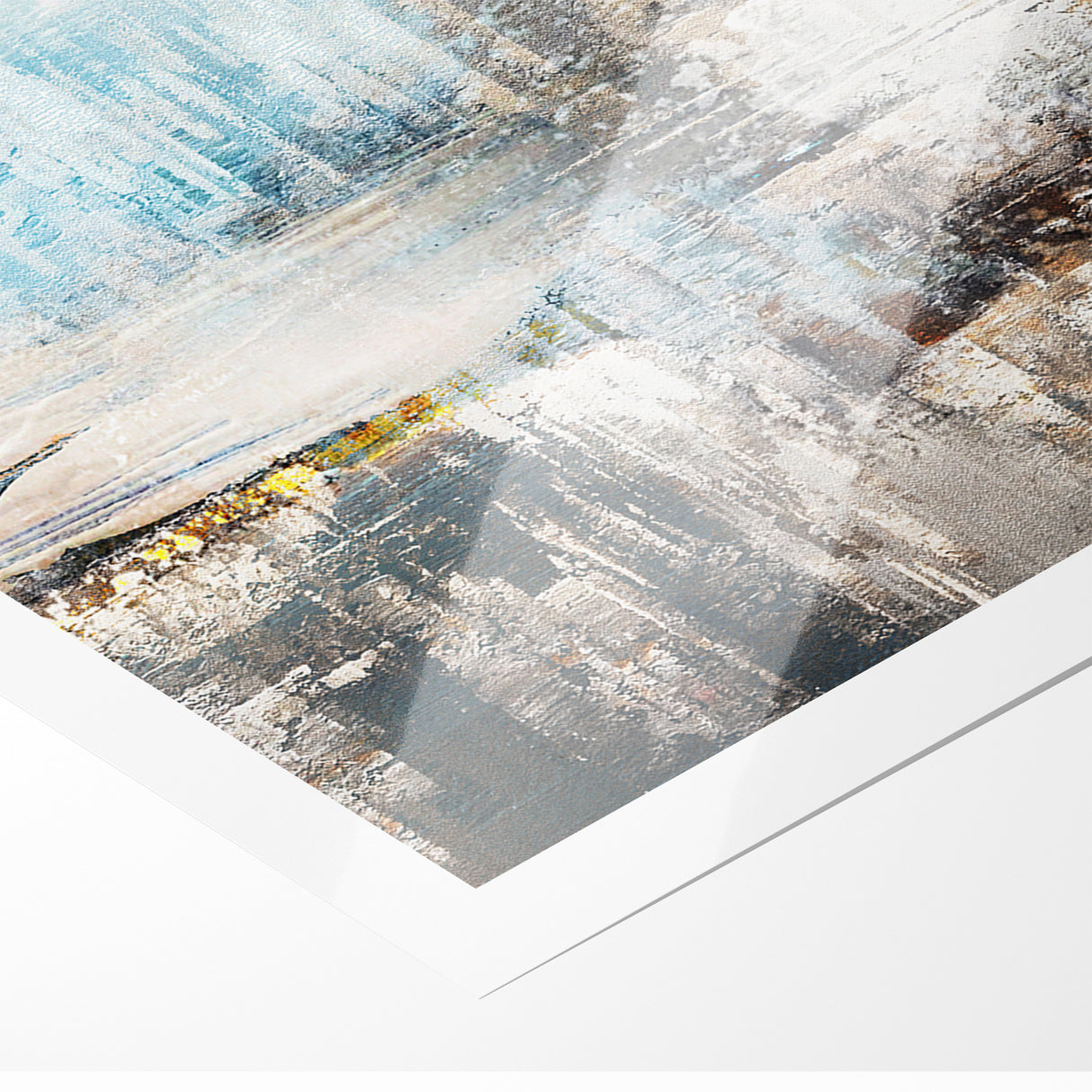 Dynamic Strokes and Lines Abstract Art on Canvas