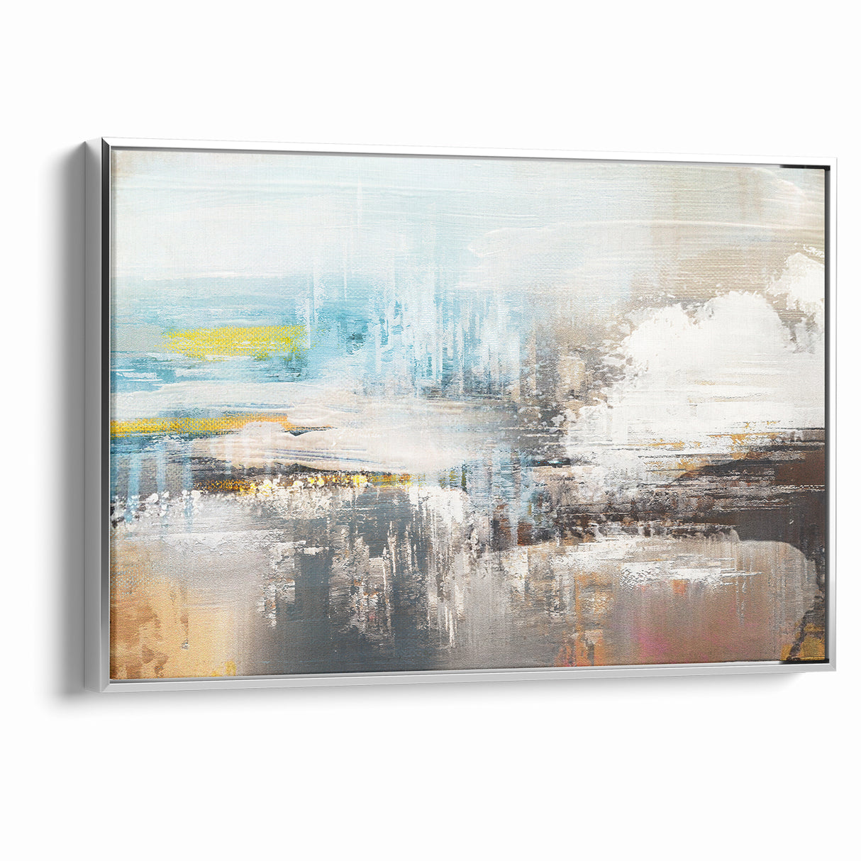 Dynamic Strokes and Lines Abstract Art on Canvas