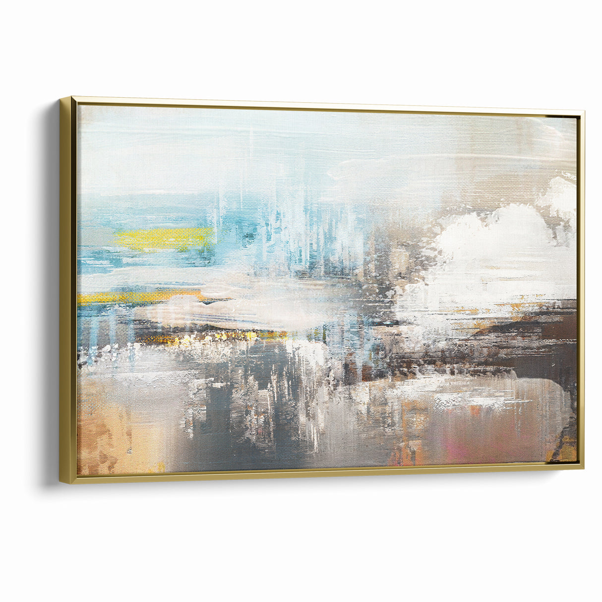 Dynamic Strokes and Lines Abstract Art on Canvas