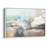 Dynamic Strokes and Lines Abstract Art on Canvas