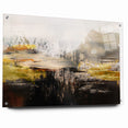 Contemporary Geometric Line and Brush Strokes Art