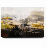 Contemporary Geometric Line and Brush Strokes Art
