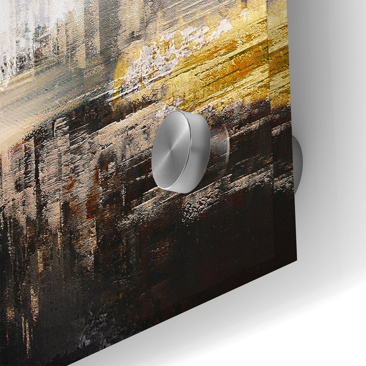 Contemporary Geometric Line and Brush Strokes Art