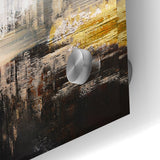 Contemporary Geometric Line and Brush Strokes Art