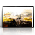 Contemporary Geometric Line and Brush Strokes Art