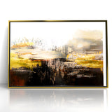 Contemporary Geometric Line and Brush Strokes Art
