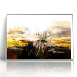 Contemporary Geometric Line and Brush Strokes Art
