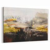 Contemporary Geometric Line and Brush Strokes Art