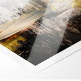 Contemporary Geometric Line and Brush Strokes Art