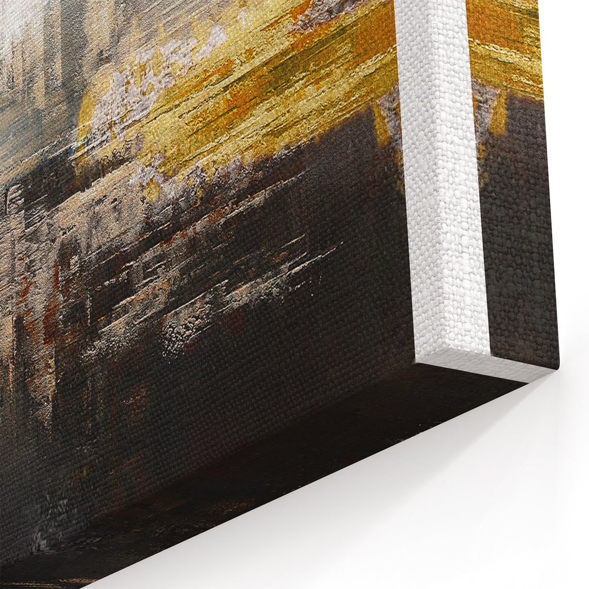 Contemporary Geometric Line and Brush Strokes Art