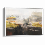 Contemporary Geometric Line and Brush Strokes Art