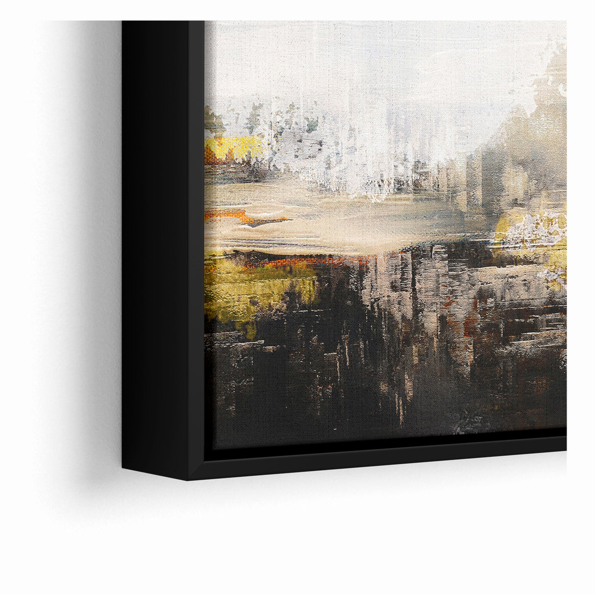 Contemporary Geometric Line and Brush Strokes Art