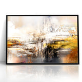 Modern Abstract Line and Strokes Art on Canvas