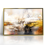 Modern Abstract Line and Strokes Art on Canvas