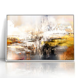 Modern Abstract Line and Strokes Art on Canvas