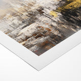 Modern Abstract Line and Strokes Art on Canvas