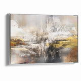 Modern Abstract Line and Strokes Art on Canvas
