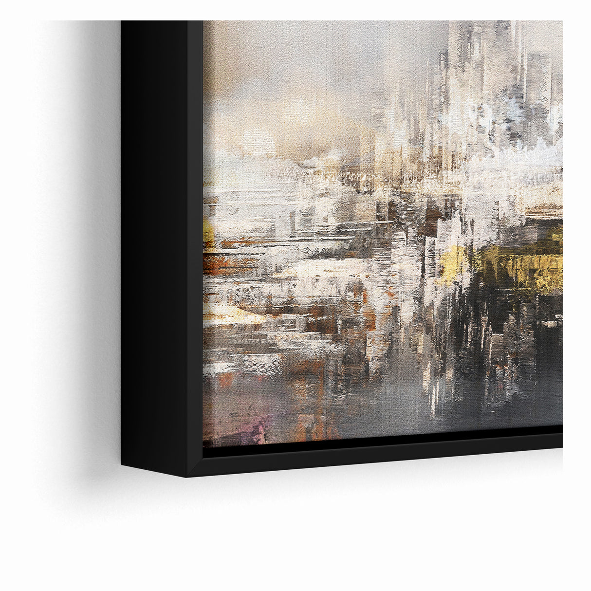 Modern Abstract Line and Strokes Art on Canvas