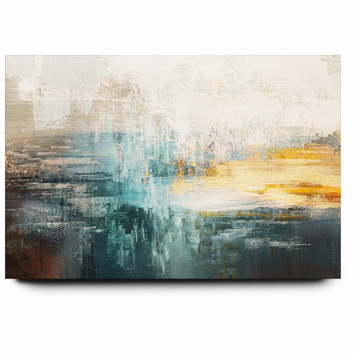 Modern Strokes and Lines Abstract Art on Canvas