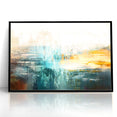 Modern Strokes and Lines Abstract Art on Canvas