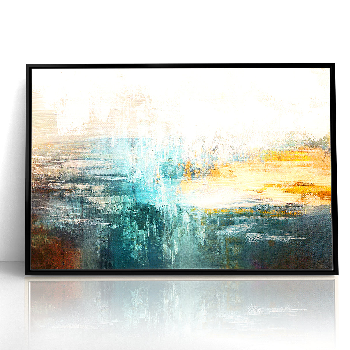 Modern Strokes and Lines Abstract Art on Canvas
