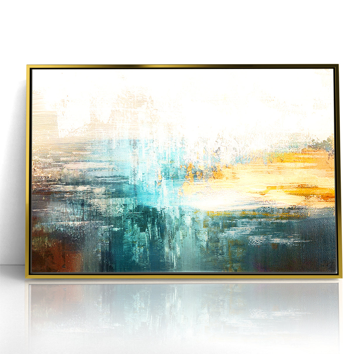 Modern Strokes and Lines Abstract Art on Canvas