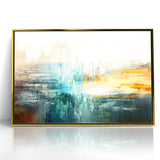 Modern Strokes and Lines Abstract Art on Canvas