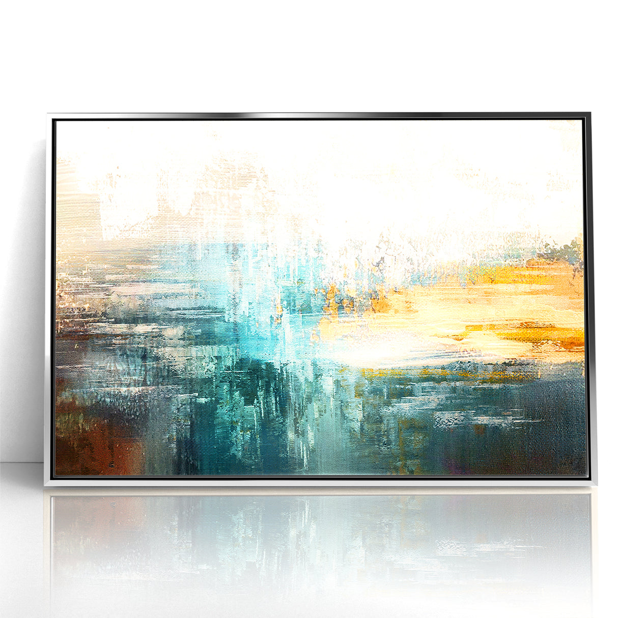 Modern Strokes and Lines Abstract Art on Canvas