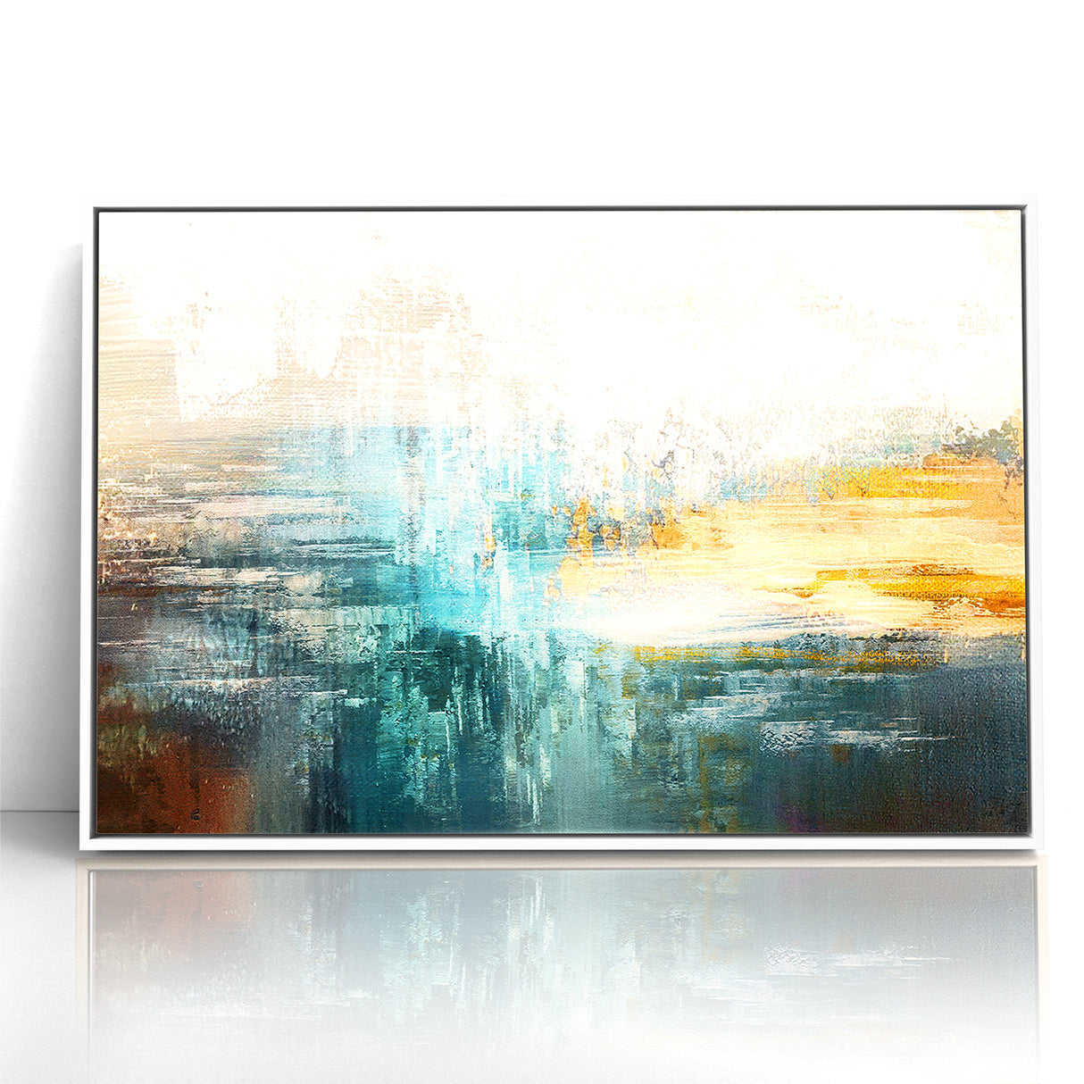 Modern Strokes and Lines Abstract Art on Canvas