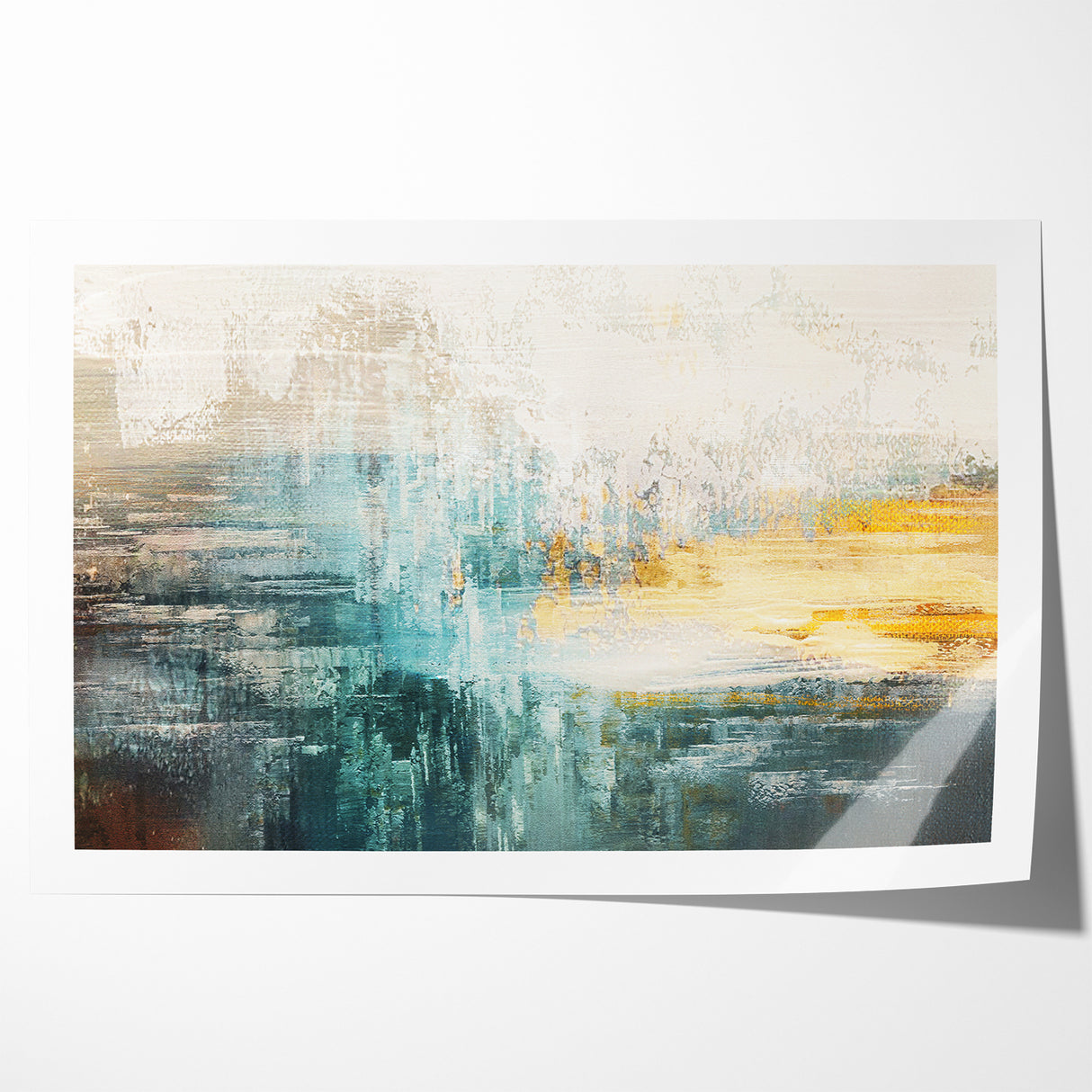 Modern Strokes and Lines Abstract Art on Canvas