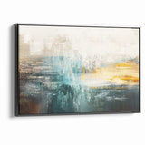 Modern Strokes and Lines Abstract Art on Canvas