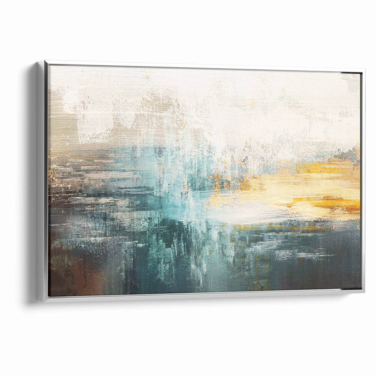 Modern Strokes and Lines Abstract Art on Canvas