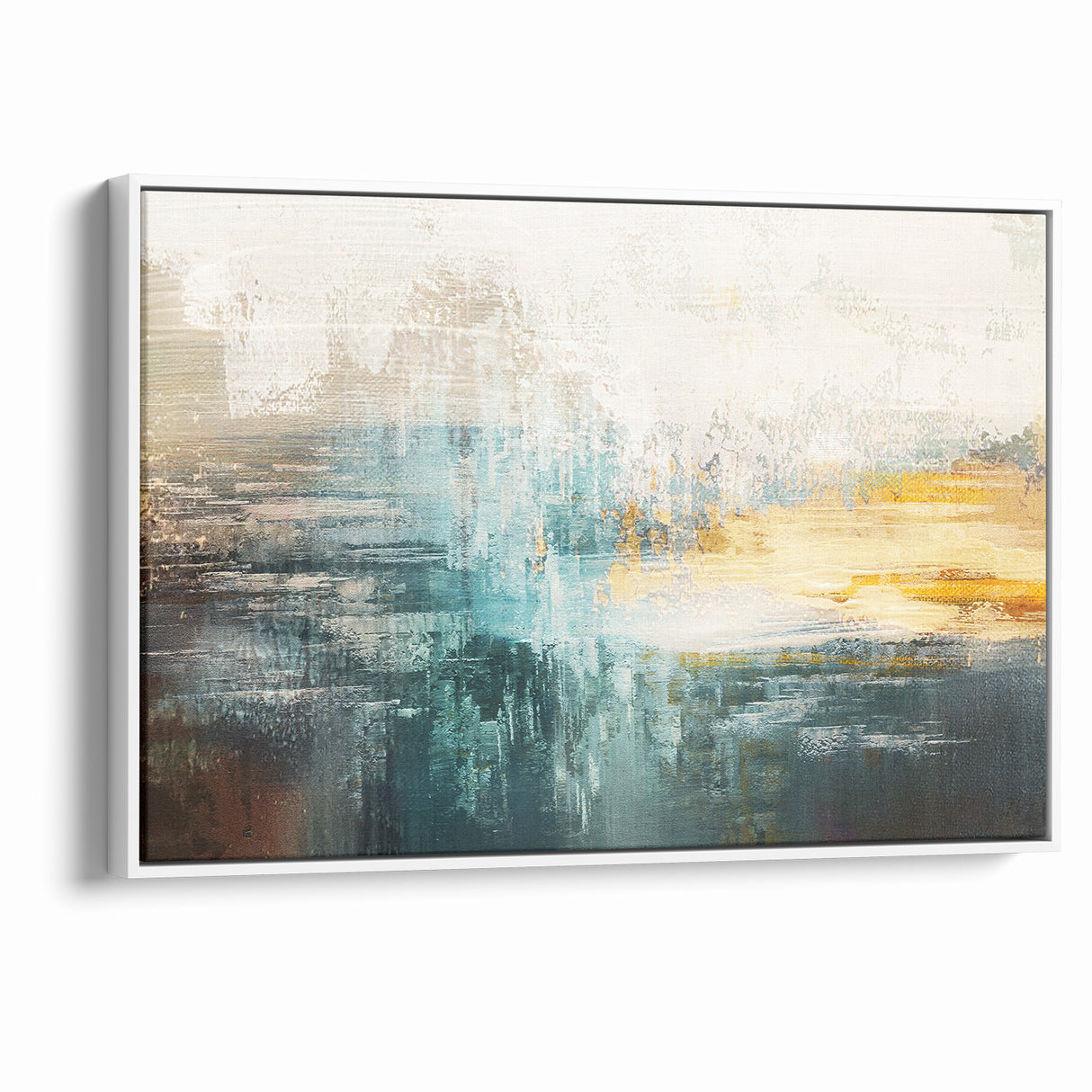 Modern Strokes and Lines Abstract Art on Canvas