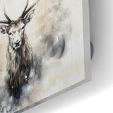 Ethereal Antelope in Mist - Minimalist Wildlife Wall Art Decor