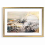 Geometric Strokes and Lines Abstract Art on Canvas