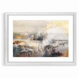 Geometric Strokes and Lines Abstract Art on Canvas